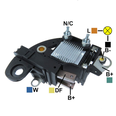 REGULADOR TOYOTA COROLLA 1.41.6 1999>2010 12 CON ESCOBILLAS TIPO MAGNETI MARELLI