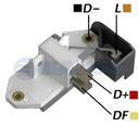 REGULADOR FIAT TRACTOR 24 CON ESCOBILLAS 2 TIPO MAGNETI MARELLI