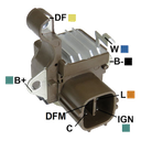 REGULADOR TOYOTA HILUX VIGO 2.5 3.0 DIESEL 10-18 12 4 FR-L-C-IGN TIPO DENSO (GA1308)