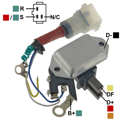 REGULADOR CHEVROLET ISUZU LUV DIESEL 12 3 S-IG-L TIPO HITACHI