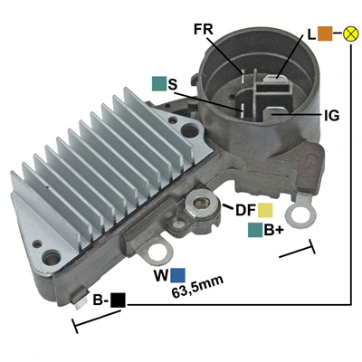 REGULADOR HONDA ACURA 12 4 S-FR-IG-L TIPO NIPPONDENSO