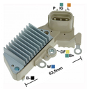 REGULADOR CATERPILLAR YANMAR 12 3 P-IG-L TIPO NIPPONDENSO