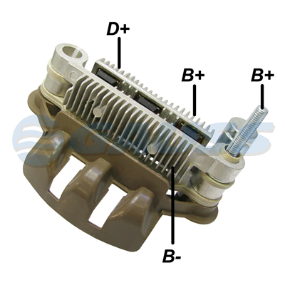 RECTIFICADOR MITSUBISHI MAZDA 120AMP 6X50A TIPO MITSUBISHI