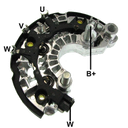 RECTIFICADOR CHEVROLET GM 140AMP 3X50A AVALANCHE (GA712) TIPO DELCO