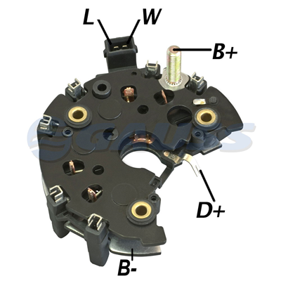 RECTIFICADOR VW VOLKSWAGEN GOLF 2.0 POLO 85AMP 6X35A (GA223) TIPO BOSCH