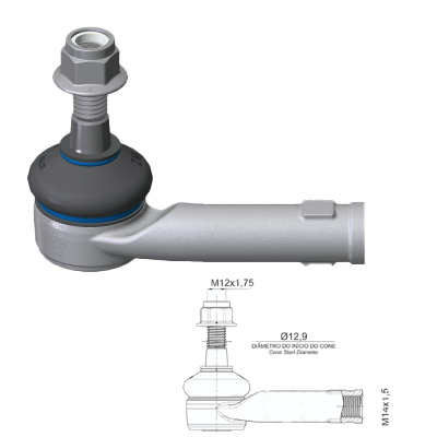 TERMINAL DIRECCION DER FORD ECOSPORT 2013-2021 FIESTA 2011-2019