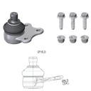 ROTULA FORD ECOSPORT 4X2 4X4 03 12 FIESTA V 03 14 MAZDA 2 DY 03 07 DIRECCION HIDRAULICA