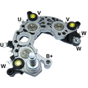 RECTIFICADOR KIA PICANTO ION CHEVROLET COBALT 1.8L 130A 6X50A AVALANCHE B+: M8X20MM GA352 TIPO BOSCH