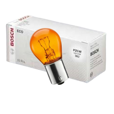 BOMBILLO MINIATURA 1141 BAU15S PY21W 12V 21W DIRECCIONAL AMBAR ECO LINE PIN DIAGONAL STD CAJA X 10 302812 GL1056 