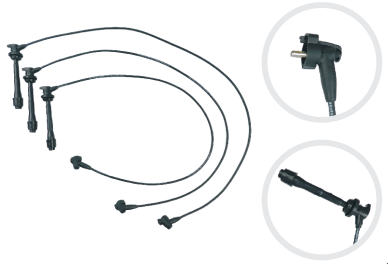 CABLE ENCENDIDO TOYOTA PRADO VX,TUNDRA  2001 - 2007  3.4L  3 CABLES