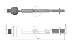 [51ZM-17011649] TERMINAL AXIAL HONDA CR-V 12-….. 