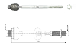 [51ZM-17011650] TERMINAL AXIAL HONDA FIT 