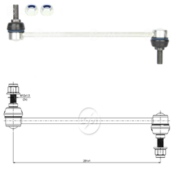 [51ZM-37011040] BIELETA BARRA ESTAB. DEL JEEP COMPASS