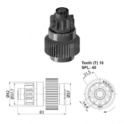 [858542108] BENDIX RELACIONADO TOYOTA HILUX M N 10D