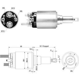[02ZM-3639] ﻿AUTOMATICO ARRANQUE DAF X105 SCANIA P310 K310 T470﻿