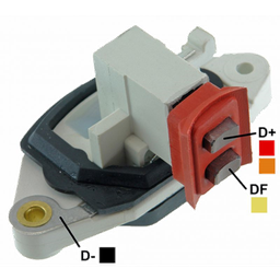 [07GA023] REGULADOR JOHN DEERE CASE 12 CON ESCOBILLAS TIPO BOSCH