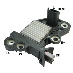[07GA344] REGULADOR RENAULT DUSTER 1.6 SANDERO 1.6 LOGAN 12 HYUNDAI I10 CONECTOR VERTICAL 2 DFM-L TIPO BOSCH (GA1491)