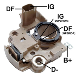 [07GA783] REGULADOR JEEP CHRYSLER PT CRUISE NEON II 12 PORTAESCOBILLAS 2 DF-IG TIPO MITSUBISHI