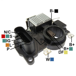 [07GA791] REGULADOR SCANIA BUSES 24V DIAMETRO P ESC 27.8MM 5 N C-S-IG-L-P TIPO MITSUBISHI