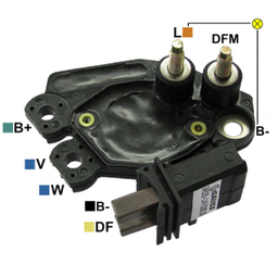 [07GA939] REGULADOR PEUGEOT 206 207 CITROEN XSARA PICASSO 12 2 TORNILLOS L-DFM TIPO VALEO (GA1832)