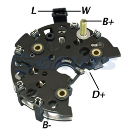 [07GA1738] RECTIFICADOR VW VOLKSWAGEN GOLF VOLVO 260 SERIE 130AMP 8X50A AVALANCHE (ZENER) TRIDIODO Y CAPACITOR TIPO BOSCH