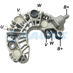 [07GA1831] RECTIFICADOR FORD FOCUS 2.0 ECO SPORT NEW FIESTA 120AMP 3X50A AVALANCHETIPO VALEO