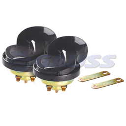 [12GB1054] PITOS CARACOL 12V Ø90MM 4.5A 2 TERMINALES JUEGO X 2 BLISTER